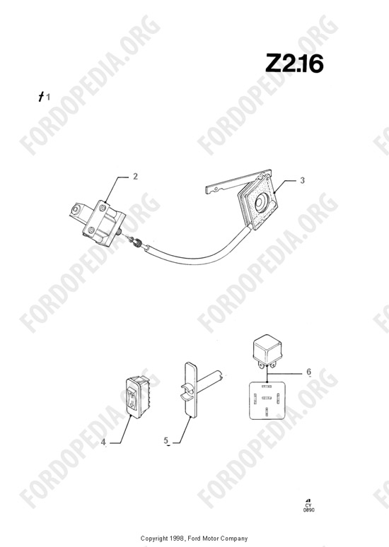 Ford Transit MkIII (1985-1991) - Electric Window Controls