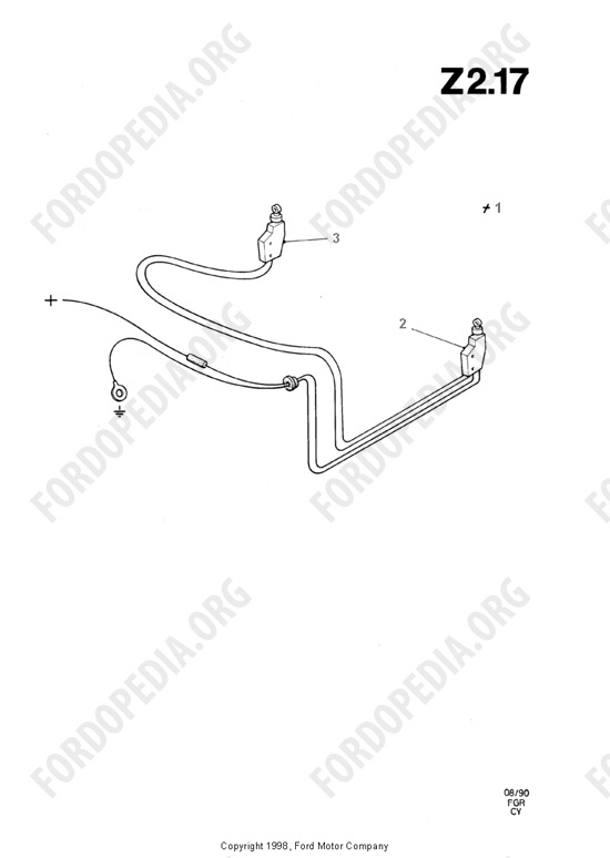 Ford Transit MkIII (1985-1991) - Central Locking System