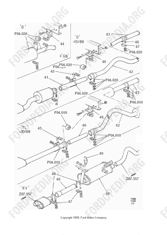 Ford Transit MkIII (1985-1991) - Extended Wheelbase - 3472 MM