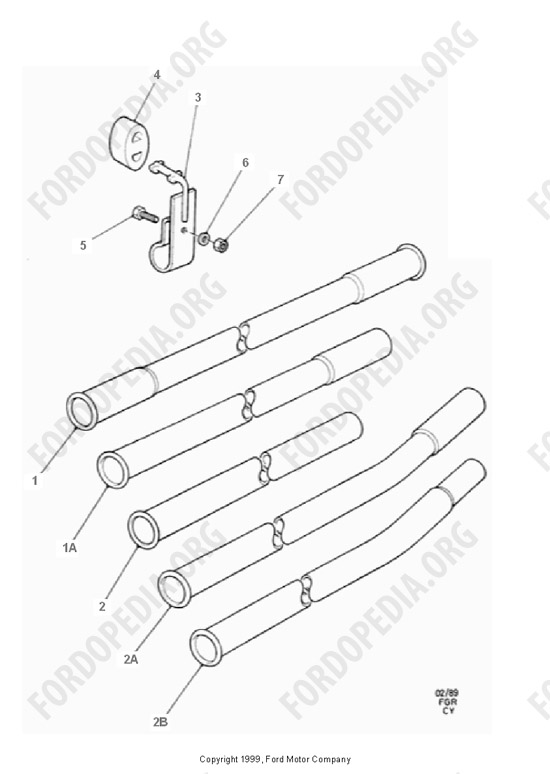 Ford Transit MkIII (1985-1991) - Exhaust Tailpipe Extension