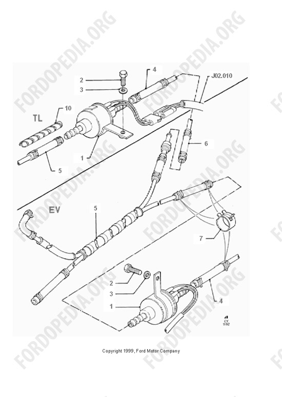 Ford Transit MkIII (1985-1991) - Solenoid Operated Fuel Shut-Off Vlv