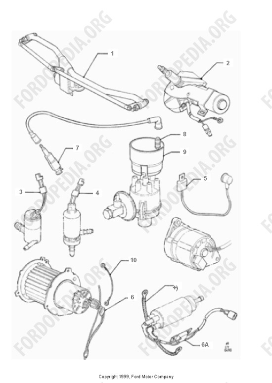 Ford Transit MkIII (1985-1991) - Radio Interference Suppression