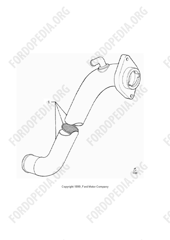 Ford Transit MkIII (1985-1991) - Anti-Syphon Fuel Tank Filler Pipe