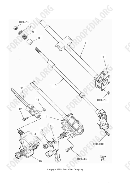 Ford Transit MkIII (1985-1991) - Arduous Duty Steering