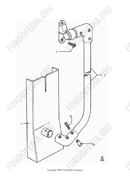 Ford Transit MkIII (1985-1991) - Assist Handle - Side Load Door