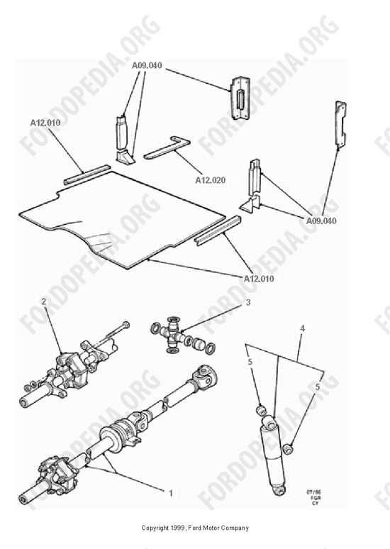 Ford Transit MkIII (1985-1991) - Ford Prep. For Westfalia 'Nugget'