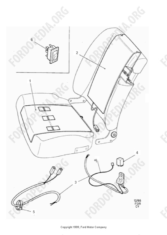 Ford Transit MkIII (1985-1991) - Heated Drivers Seat