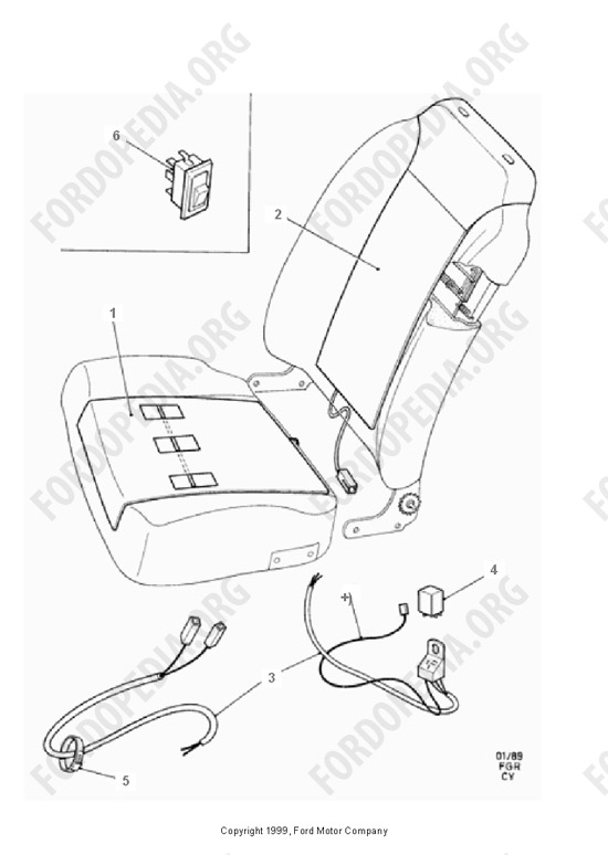 Ford Transit MkIII (1985-1991) - Heated Co-Drivers Seat