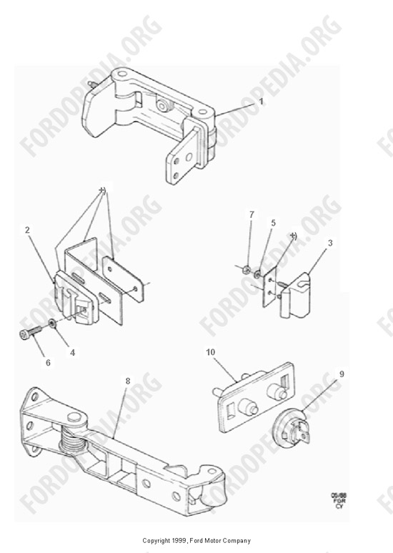 Ford Transit MkIII (1985-1991) - Rear Doors With 270 Degrees Opening