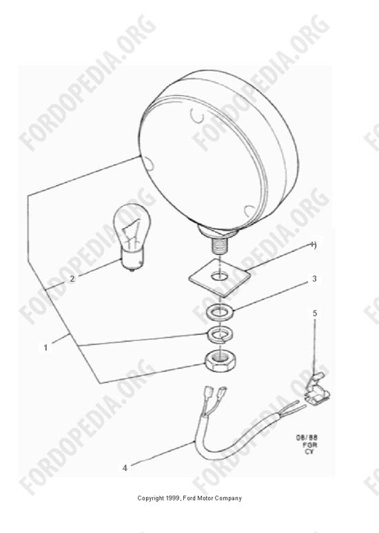 Ford Transit MkIII (1985-1991) - Repeat Flasher Lamps