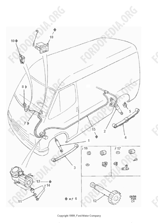 Ford Transit MkIII (1985-1991) - Suspension-Monroe Air Bag Shock/Abs