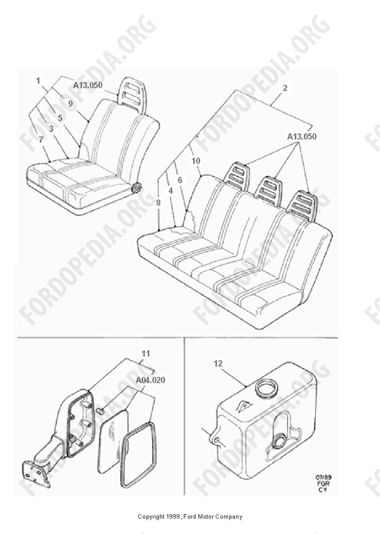 Ford Transit MkIII (1985-1991) - Prep.Pack For German Police Crewbus