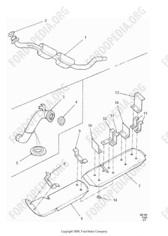 Ford Transit MkIII (1985-1991) - Catalyst Exhaust System
