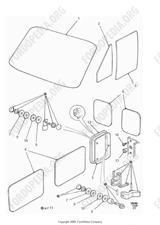 Ford Transit MkIII (1985-1991) - Security Glazing To U.K Requirement