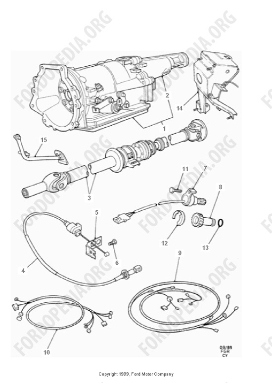 Ford Transit MkIII (1985-1991) - Vehicle With CFI Engine And A4LD