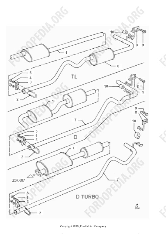 Ford Transit MkIII (1985-1991) - Side Exit Exhaust System