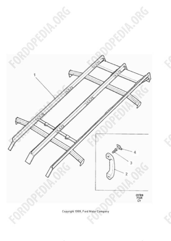 Ford Transit MkIII (1985-1991) - Ladder Rack