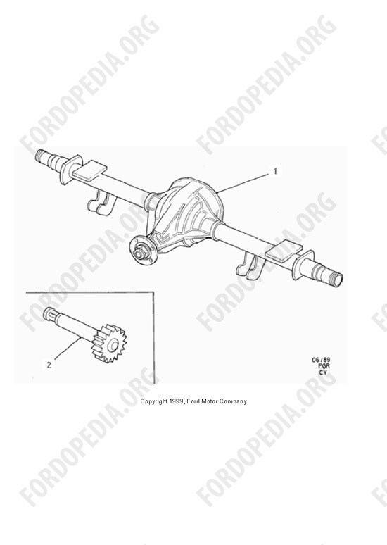 Ford Transit MkIII (1985-1991) - Rear Axle Ratio 5.83:1 For LWB