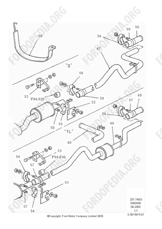 Ford Transit MkIII (1985-1991) - Extended WB Chass Double Cab-3472MM