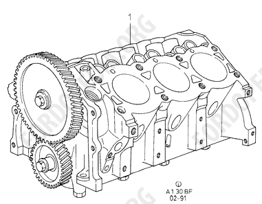 Koeln V6 engines 2.0/2.3/2.8 (1982-1989) - Cylinder - Short Block