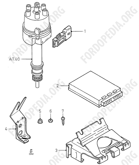 Koeln V6 engines 2.0/2.3/2.8 (1982-1989) - Electronic Ignition System