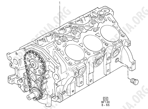 Koeln V6 engines 2.4/2.9 - Cylinder - Short Block