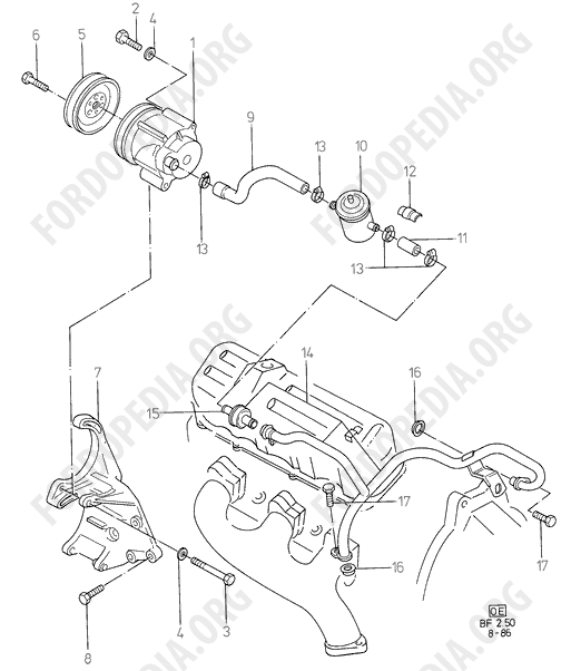 Koeln V6 engines 2.4/2.9 - Exhaust Gas Recirculation