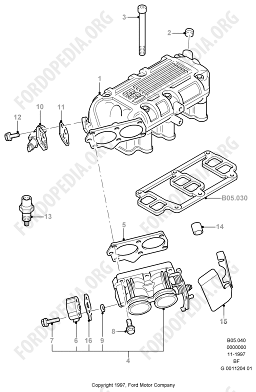 Koeln V6 engines 2.4/2.9 - Air Intake System