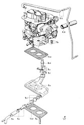 Two-venturi carburetor (Consul/Granada)