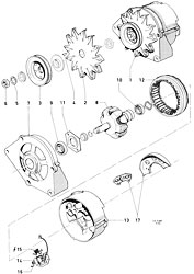 Alternator - 12V/35A