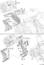 Alternator mountings