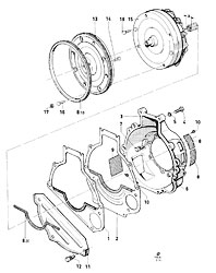 Converter housing and converter (17M/20M/26M, Capri +USA/CDN, Consul/Granada)