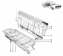 Rear seat - components