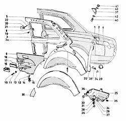 Body side panel