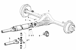 Rear axle. drive shaft