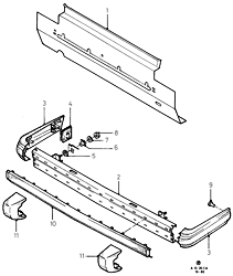 Lower Back Panel And Bumper (KOMBI/ESTATE)