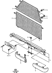 Lower Back Panel / Bumper Partition (VAN)