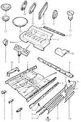 Floor Pan - Front And Centre  