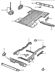 Floor Pan And Members - Rear (VAN)