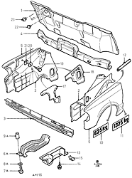 Dash Panel / Aprons / Front Fenders  