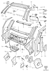 Cowl Top / A Pillars / Related Parts  