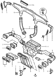 Heater Vent Hoses  