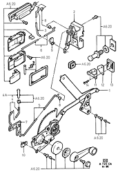 Rear Door Lock And Window Controls