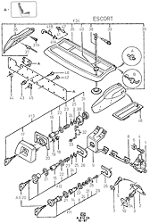 Tailgate Lock Control And Trim (EXCEPT CABRIO, EXCEPT VAN)