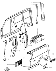 Quarter Panels And Related Parts (VAN)