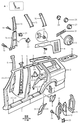 Quarter Panels And Related Parts (KOMBI/ESTATE 4D)