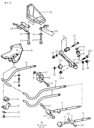 Front Suspension Arms And Stabilizer  