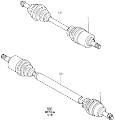 Drive Shaft - Front Wheel Drive  