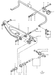 Rear Wheel Suspension (EXCEPT VAN)