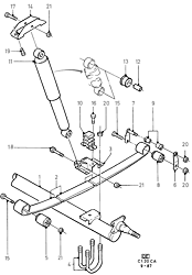 Rear Axle / Springs And Shock Absorbers (VAN)